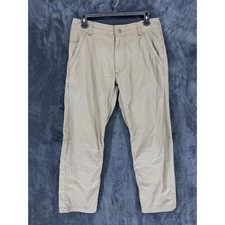 Kuhl Slax Mens 30x30 Khaki Tan Enduro Fabric Hiking Casual Pants 5090