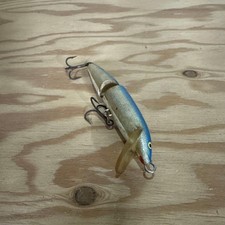 Rapala Lipstick J-9 Floating Hard Lure Blue Silver Treble Hooks
