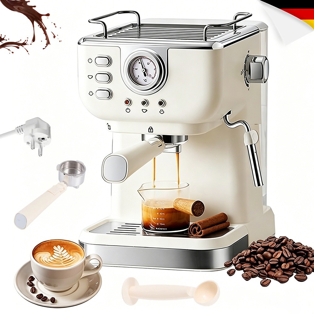 Macchina da caffè espresso per cappuccino e montalatte