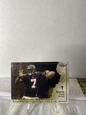 2002 Pacific Exclusive Etched in Stone Michael Vick #1