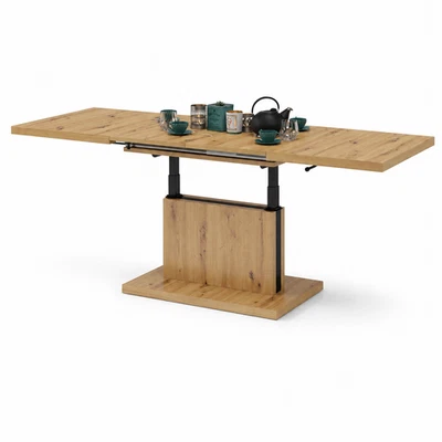 Couchtisch ASAN höhenverstellbar ausziehbar 120-200 cm Wohnzimmertisch - Bild 1 von 4
