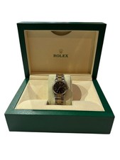 Rolex Oyster Perpetual 31 Ref 6551 Automatic Two Tone Gold Steel Vintage W/ Box