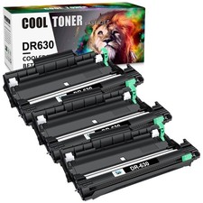 3PK DR630 DR-630 Black Drum Unit Replacement For Brother DCP-L2500D HL-L2340DW