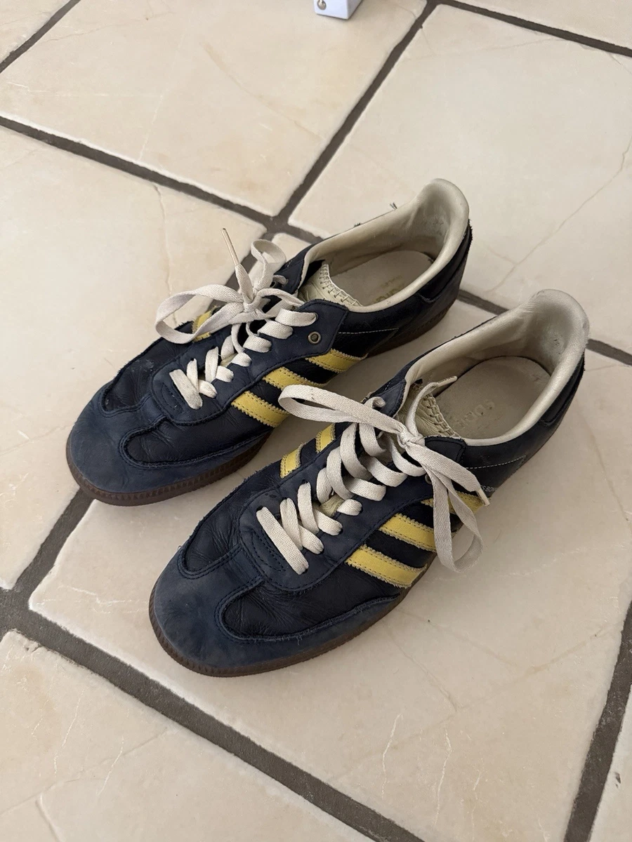 adidas Wales Bonner x Samba Collegiate Navy Yellow for Sale