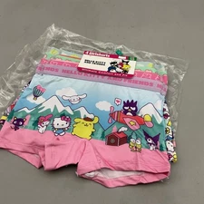 4 Pack Girls Hello Kitty And Friends Girlshorts Underwear Size 10 New