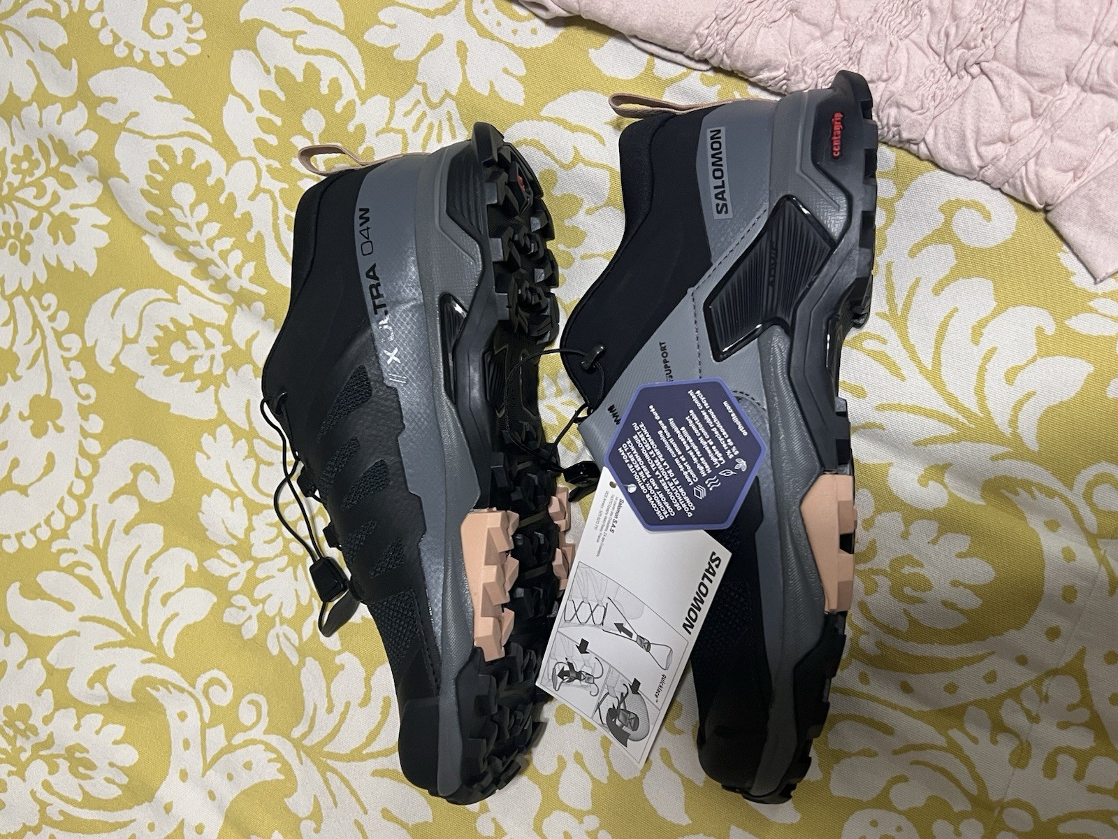 Scarpe basse da trekking Salomon donna X Ultra 4 nere taglia 8 5