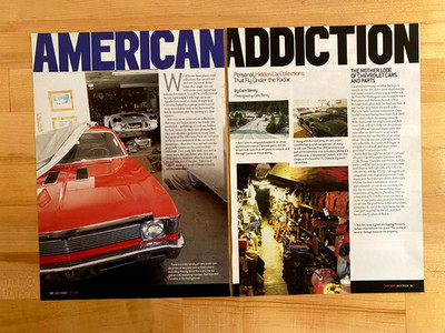 2008 Print Article Car Collection An American Addiction 11 Pages Rare Autos