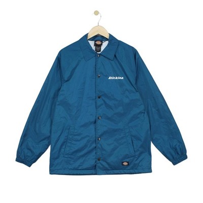 Dickies Coach Jacke Herren Größe S Blau Druckknopf  Outdoor  Freizeit