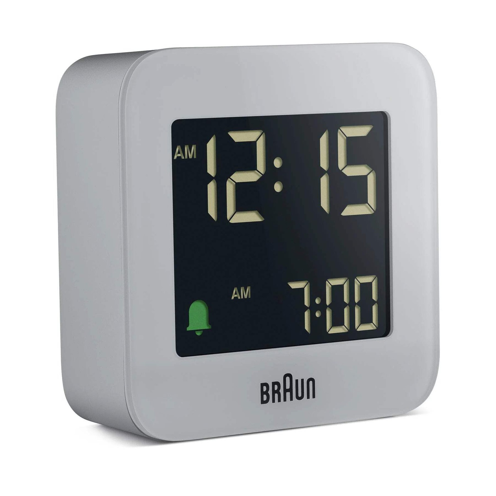 Braun BC08 Digital Travel Alarm Clock – Grey | eBay