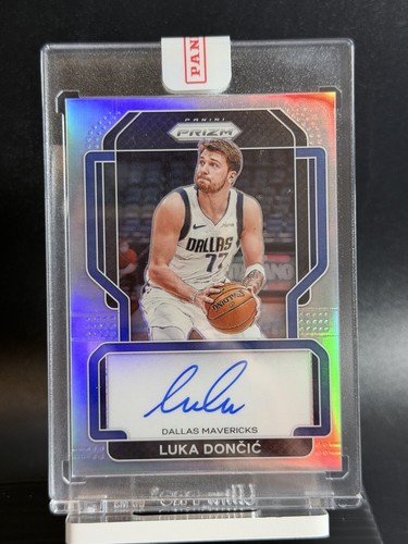 LUKA DONCIC 2021 PRIZM  SILVER ON CARD AUTO SEALED