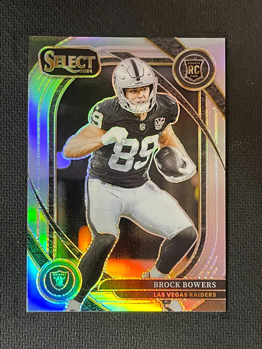 2024 Panini Select Club Level Silver #222 Brock Bowers RC LV RAIDERS JP