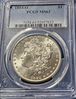 1884-O Morgan Silver Dollar, PCGS MS-63