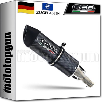auspuff zugelassen carbon look gpr fur husqvarna sm-te 510 r 2004 04 2005 05