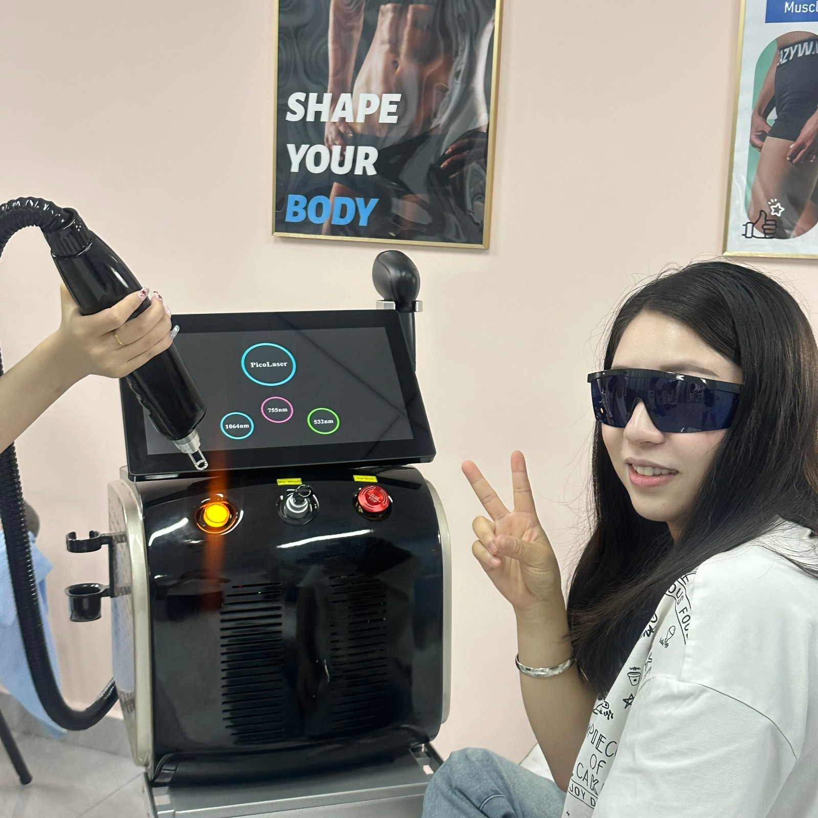 2IN1 diode laser+picosecond | Painless hair removal+tattoo removal free shipping