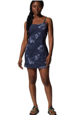 Mountain Hardwear Women's Dynama Athletic Dress Blue Camo XL Built in Bodysuit