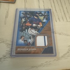 2026 Topps Series 1 Major League Material Brandon Nimmo /150 Relic