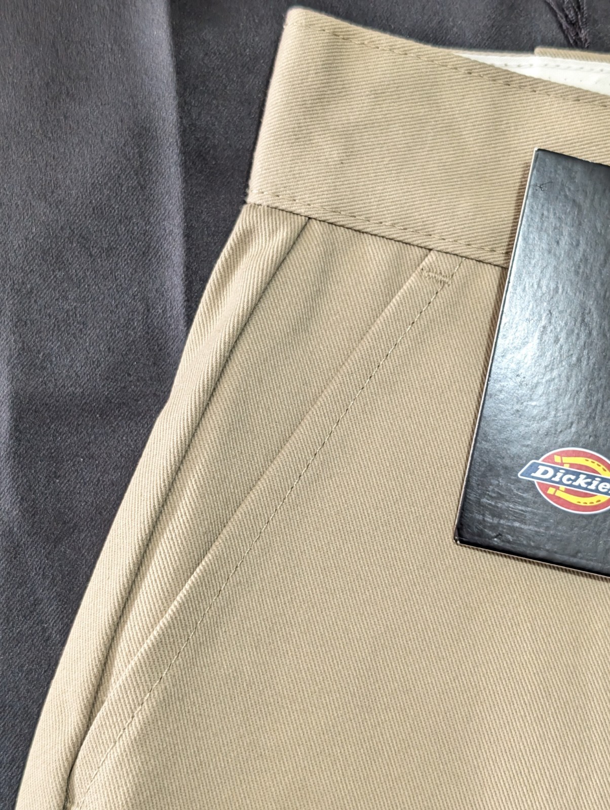 Dickies Womens Phoenix Cropped Trousers In Beige W29 RRP £65 image 6