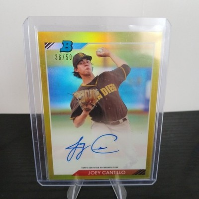2020 Bowman Heritage - Chrome Prospects Autographs Joey Cantillo #92PA-JC...