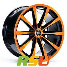 4x RH Alurad GT color polished - orange 9x21" ET55 LK5 112 ML 66.6 Alufelgen ... 4x RH Alurad GT color polished - orange 9x21" ET55 LK5 112 ML 66.6 Alufelgen ...