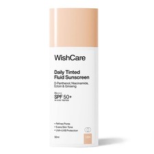 WishCare Daily Fluid Tinted Sunscreen SPF50 PA  , L104, 50ml