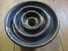Vintage 6 1/2" Dia Brown Porcelain Insulator Very Nice! — photo 4