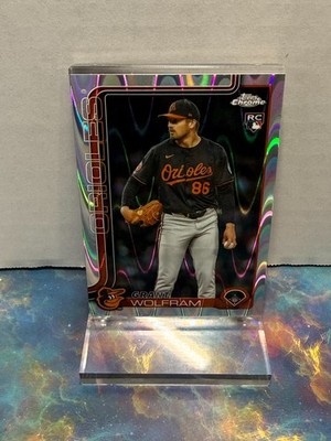 2025 Topps Chrome Grant Wolfram #USC31 RayWave Orioles