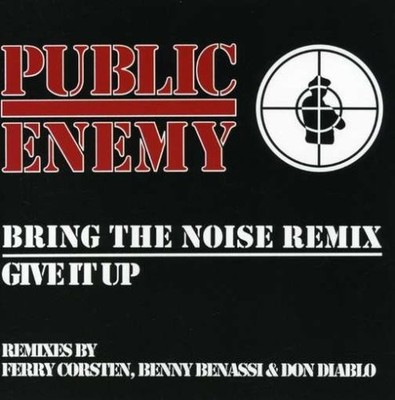 PUBLIC ENEMY - Remix Ep: Bring The Noise Remix Give It Up - CD - Single Ep - VG