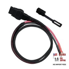 Fit for 2-Pin Battery Cable Harness Kit for Plow Wiring Long style Male plug