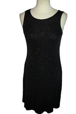 ROBE SANS MANCHE FEMME  °°° JACQUELINE RIU °°° TAILLE 38 . PAILLETTES