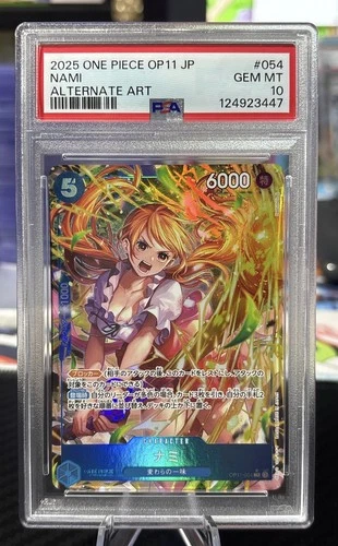 Nami Alt Art - OP11-054 Japanese - PSA 10