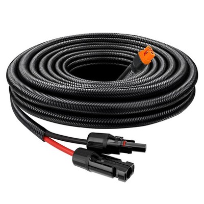 MOOKEERF Solar to XT60i Cable 10AWG with Flame Retardant Protective Sleeving ...