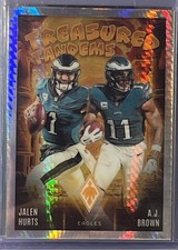 2024 Panini Phoenix - Treasured Tandems Jalen Hurts, A.J. Brown #TT-PHL Hyper