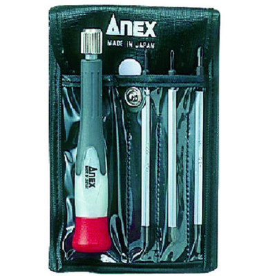 ANEX Precision Screwdriver Set 3600 | Interchangeable Bits + Case  Made in Japan