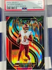 2024 SELECT JAYDEN DANIELS BLACK & RED SHOCK PRIZM ROOKIE PSA 9 COMMANDERS