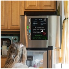 Small Magnetic Black Dry Erase Board - Family Grocery List