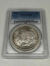 1904-O $1 Morgan Silver Dollar PCGS MS63 | New Orleans | Toned