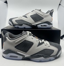 Paris Saint-Germain x Air Jordan 6 Retro Low Iron Grey for Sale