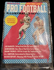 🏈 1971 Pro Football Illustrated NFL Preview Vintage Magazine OJ Simpson RARE