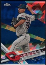 Carlos Carrasco 2017 Topps Chrome Sapphire Edition #31 /250 Indians