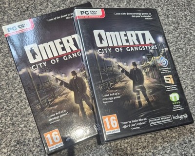 Brandneu & versiegelt - Omerta: Stadt der Gangster (2013) - PC DVD-ROM - Schutzhülle