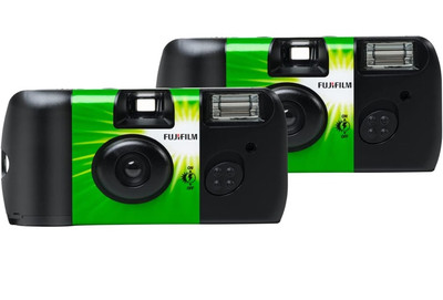 Fujifilm QuickSnap Flash 400 One-Time-Use Camera - 2 Pack 