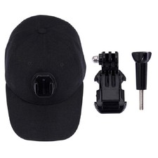Baseball Cap with Stand Holder Screw Mount For Gopro 8 7 6 5 4 3 DJI Osmo Action
