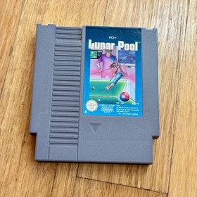 Lunar Pool NES Nintendo Entertainment System Boxes Game & Manual PAL
