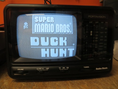 #ad Radio Shack Portavision 16 124C 5quot; Portable Bamp;W CRT TV w Power Adapter $50.00