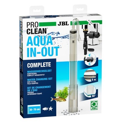 JBL Aqua In-Out - Wasserwechsel Bodenreinigung Aquarium Mulmglocke Mulmsauger