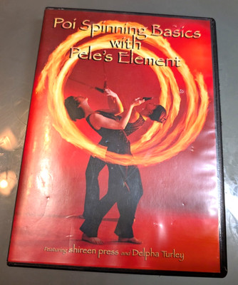 TESTED Poi Spinning Basics with Pele's Element (DVD, 2007) USED