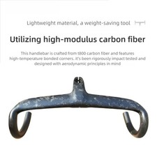 10 Road Bike Carbon Fiber Integrated Drop Bar Internal Routing with Washers