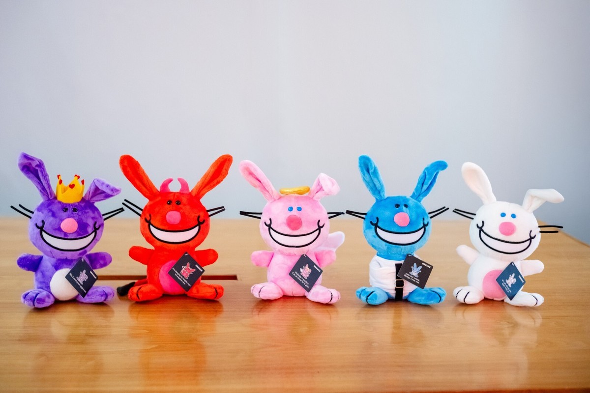 It's Happy Bunny ® - Straitjacket Plushie | eBay
