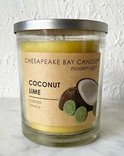 Chesapeake Bay Candle Modern Light Coconut & Lime Scent - 17 oz