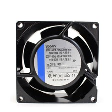 1PC New 8556V 230VAC 12/11W 2800RPM 80 80 38mm All-Metal Cooling Fan